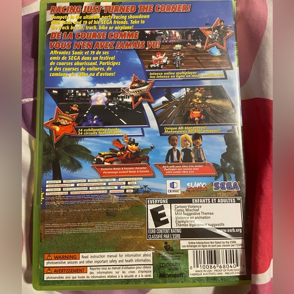 Xbox 360 Sonic Sega All-Stars Racing With Banjo-Kazooie - Picture 2 of 3